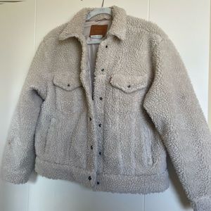 Levi Strauss Sherpa Trucker Jacket - Womens Medium